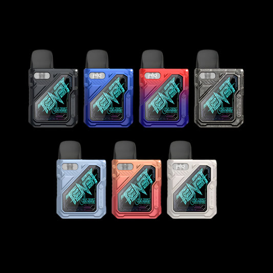 UWELL Caliburn GK3 Tenet Pod Kit, BLACK variant with 1000mAh battery, dual airflow, and Pro-FOCS flavor technology for a premium vaping experience, ideal for Ontario and Quebec users.