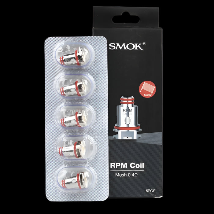 SMOK RPM40 Mesh Coil 0.4Ω (5 Pack) - reliable mesh vape coils for RPM40, ideal in Hawkesbury, Ottawa, and Ontario.