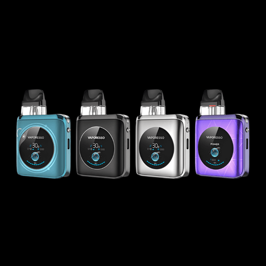 VAPORESSO XROS 4 Nano Pod Kit, Graphite Black colour, with COREX 2.0 pods delivering rich flavor and fast charging, sleek design, tailored for Ontario and Quebec vapers.