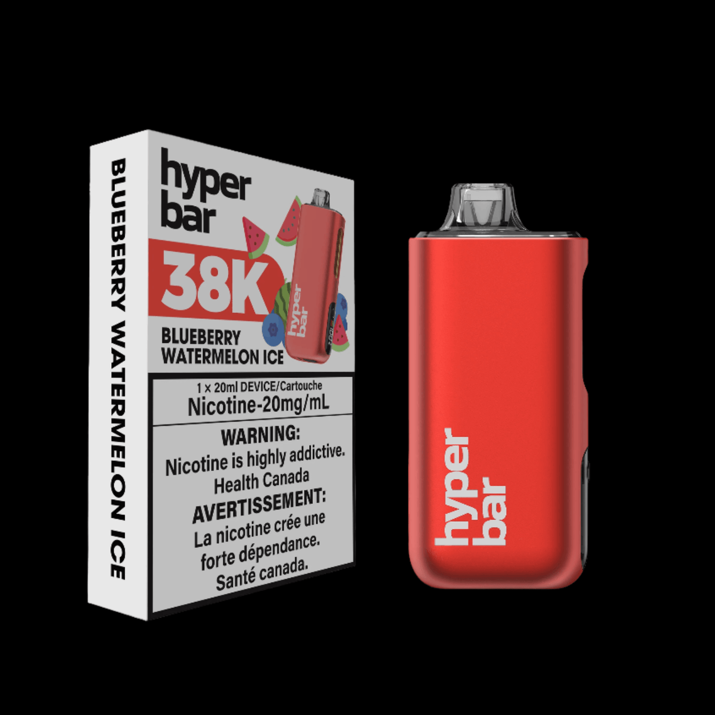 Hyperbar BE38000 Pineapple Coconut - flavorful high-performance disposable vape available in Hawkesbury, Ottawa, and across Ontario.