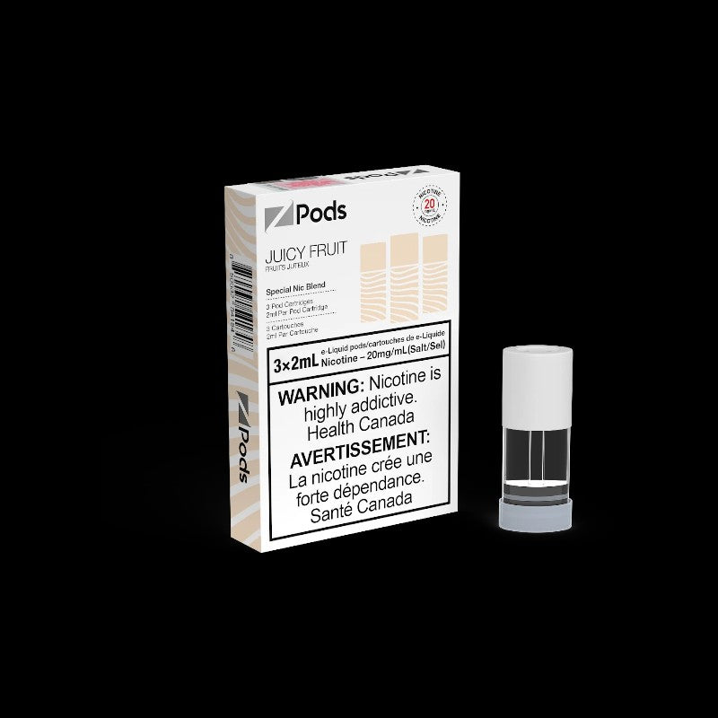 Z Pods Cocolicious flavour, 20mg nicotine pre-filled pod delivering a smooth and powerful vape hit, designed for Ontario and Quebec customers.