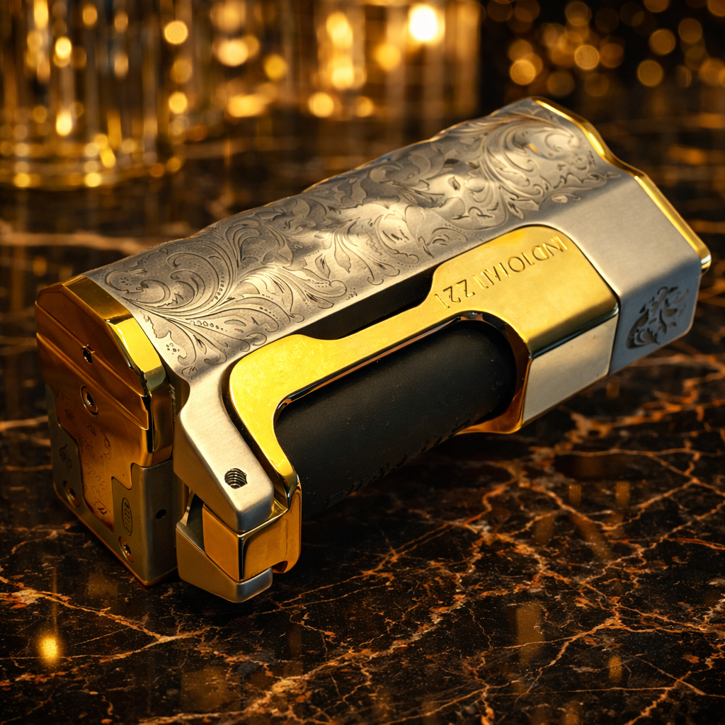 Strangers Mods Modena INDOMITA21 Squonk Mod - Pandora Engraved Limited Edition