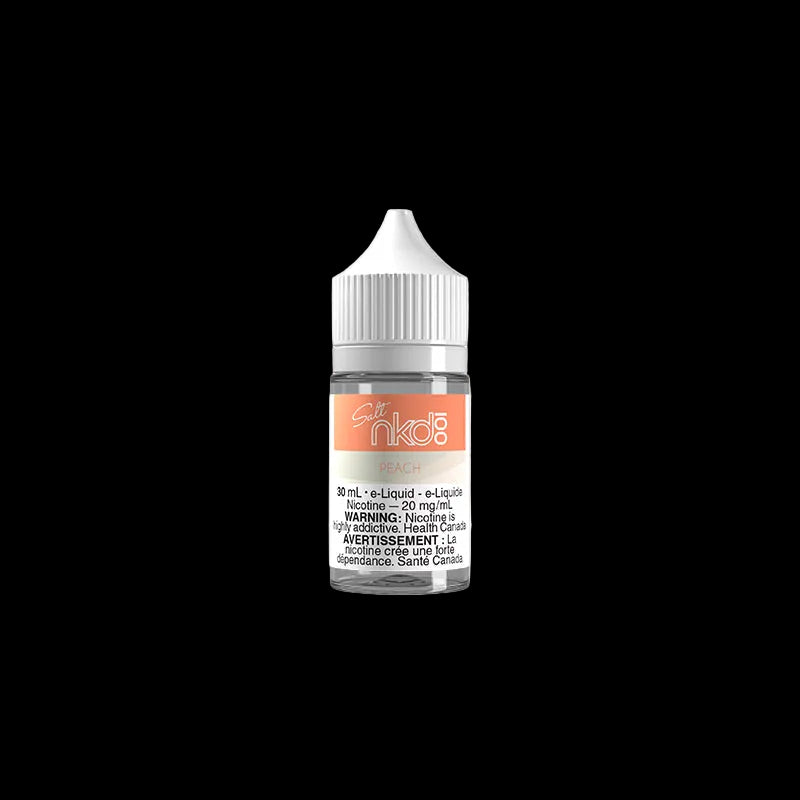 Naked 100 Peachy Peach 30mL Salt Nic E-Juice bottle