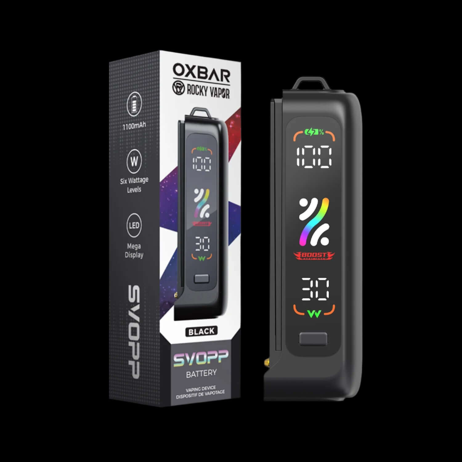 OXBAR Rocky Vapor SVOPP Device Gunmetal - flavor-rich disposable vape for everyday satisfaction, available in Hawkesbury, Ottawa, and across Ontario.