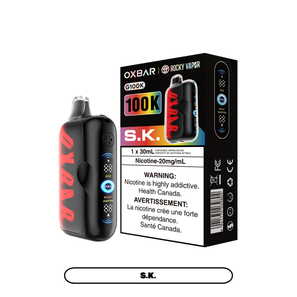 Rocky Vapor Oxbar G100K Disposable Vape | 100,000 Puffs