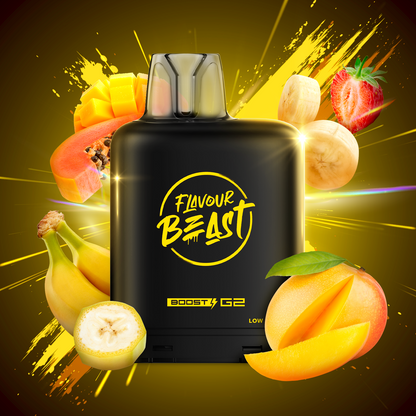 Flavour Beast level X boost 25K Savage Strawberry Watermelon - long-lasting Level X Boost vape with intense flavour delivery, available in Hawkesbury, Ottawa, and across Ontario.