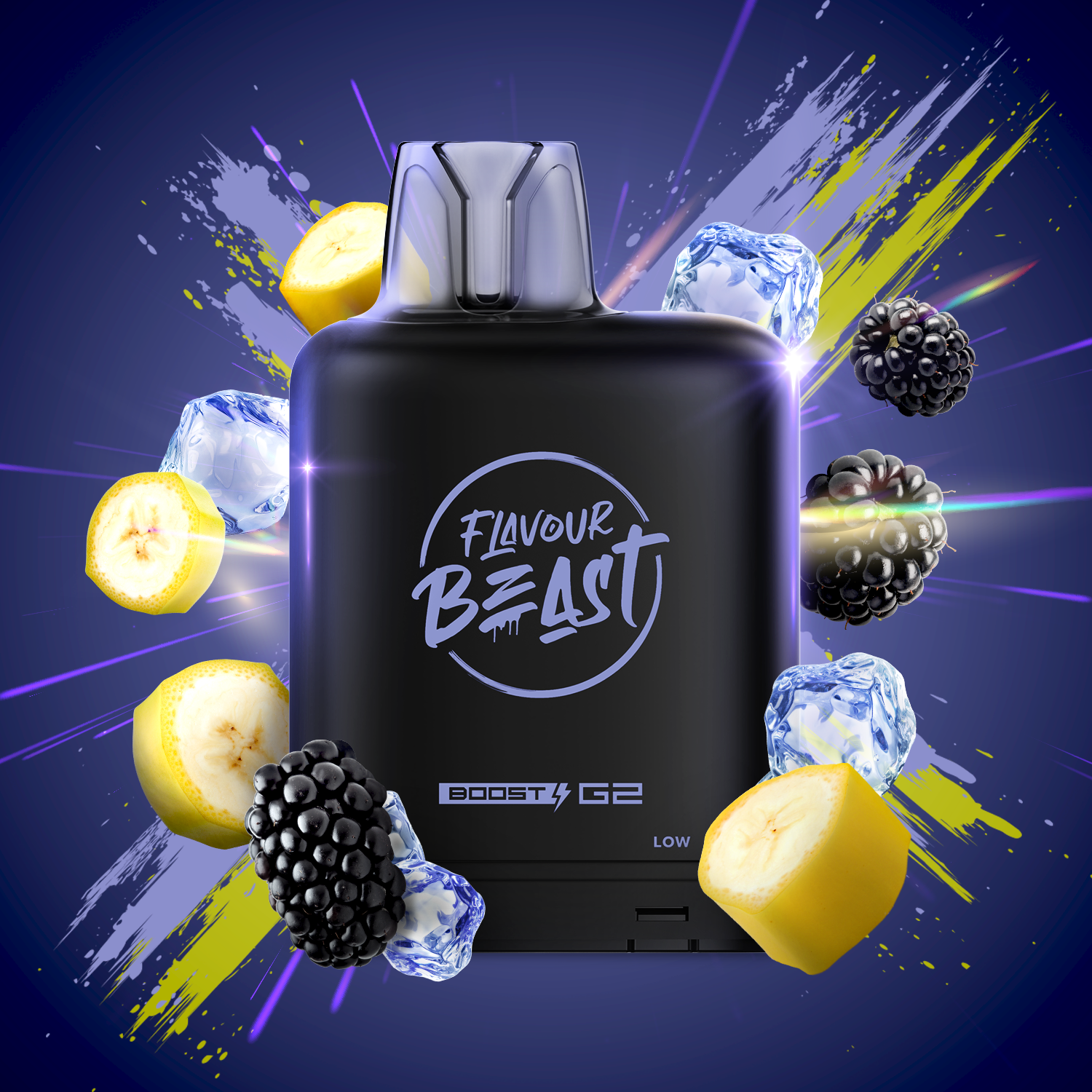 Flavour Beast level X boost 25K Packin Peach Berry - long-lasting Level X Boost vape with intense flavour delivery, available in Hawkesbury, Ottawa, and across Ontario.