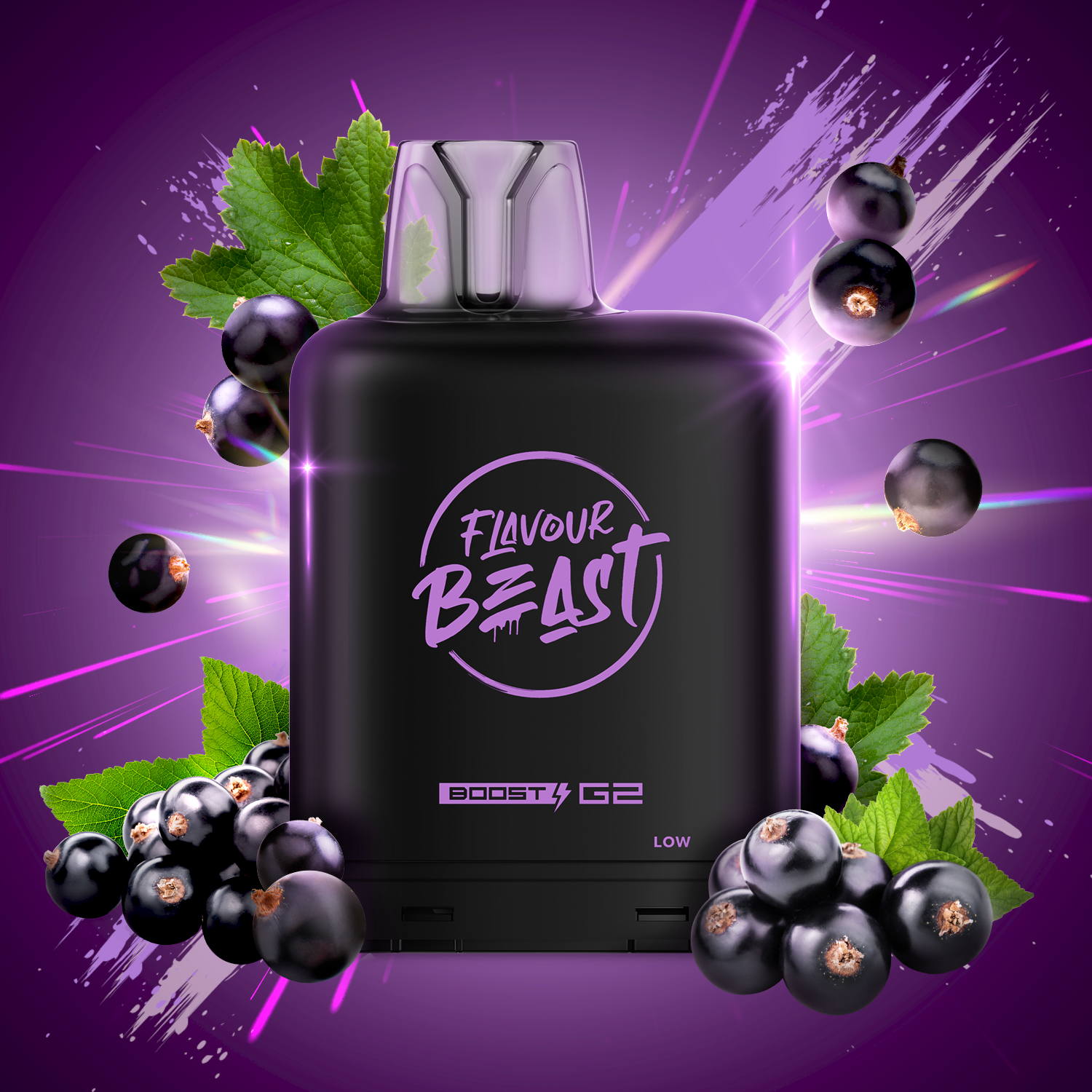 Flavour Beast level X boost 25K Sic Strawberry Iced - long-lasting Level X Boost vape with intense flavour delivery, available in Hawkesbury, Ottawa, and across Ontario.