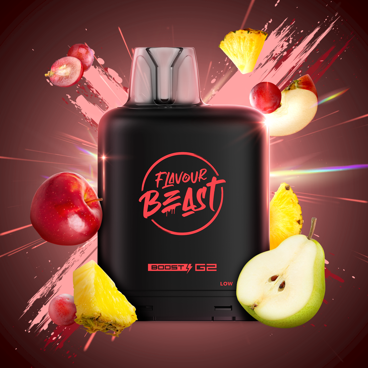 Flavour Beast level X boost 25K Slammin STS Iced - long-lasting Level X Boost vape with intense flavour delivery, available in Hawkesbury, Ottawa, and across Ontario.