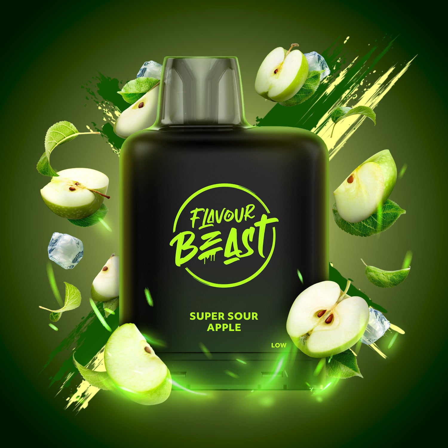 Flavour Beast level X boost 25K Bussin Banana Iced - long-lasting Level X Boost vape with intense flavour delivery, available in Hawkesbury, Ottawa, and across Ontario.