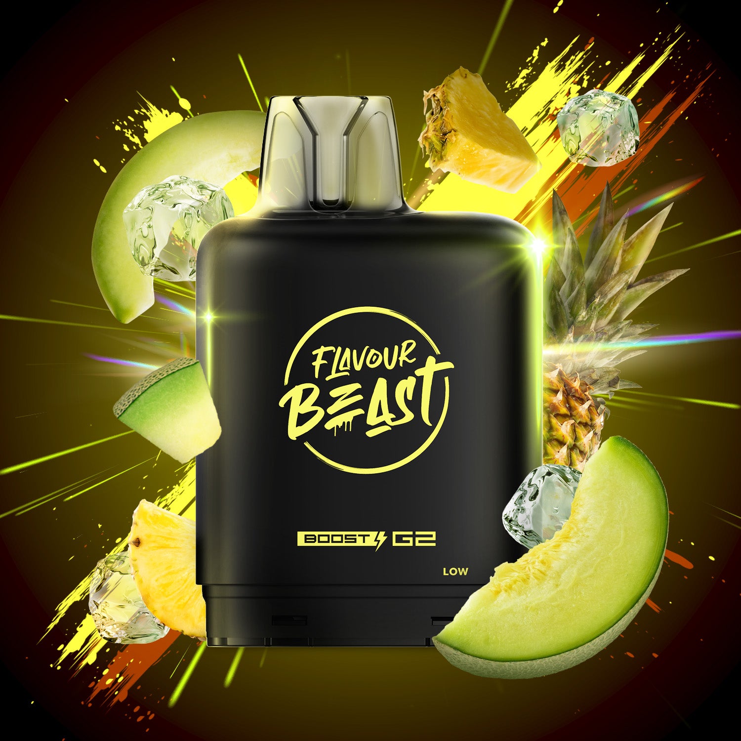 Flavour Beast level X boost 25K Tangy Berries - long-lasting Level X Boost vape with intense flavour delivery, available in Hawkesbury, Ottawa, and across Ontario.