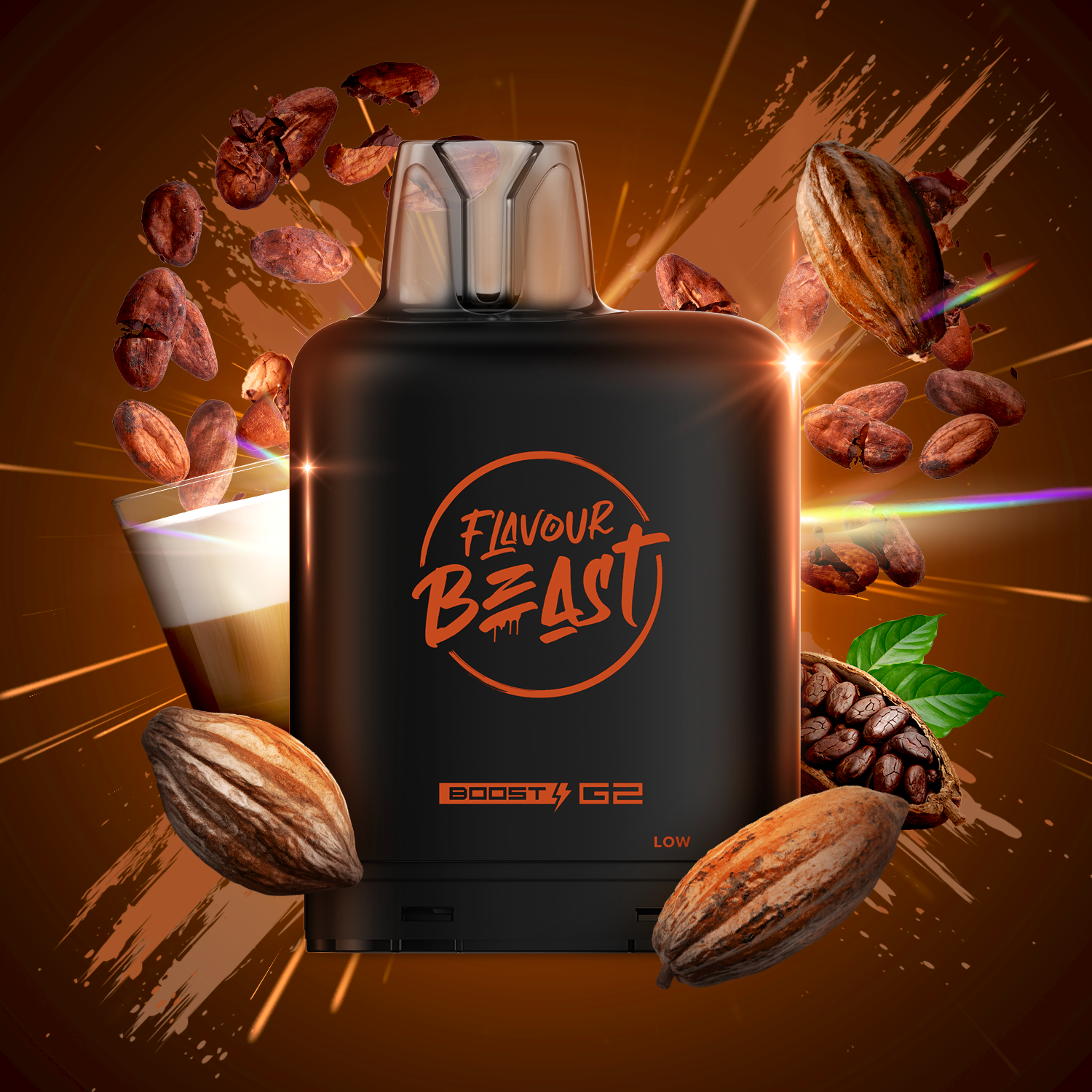 Flavour Beast level X boost 25K Super Sour Apple Iced - long-lasting Level X Boost vape with intense flavour delivery, available in Hawkesbury, Ottawa, and across Ontario.