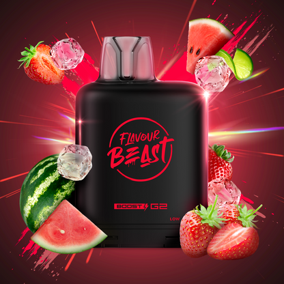 Flavour Beast level X boost 25K Super Sour Blueberry Iced - long-lasting Level X Boost vape with intense flavour delivery, available in Hawkesbury, Ottawa, and across Ontario.