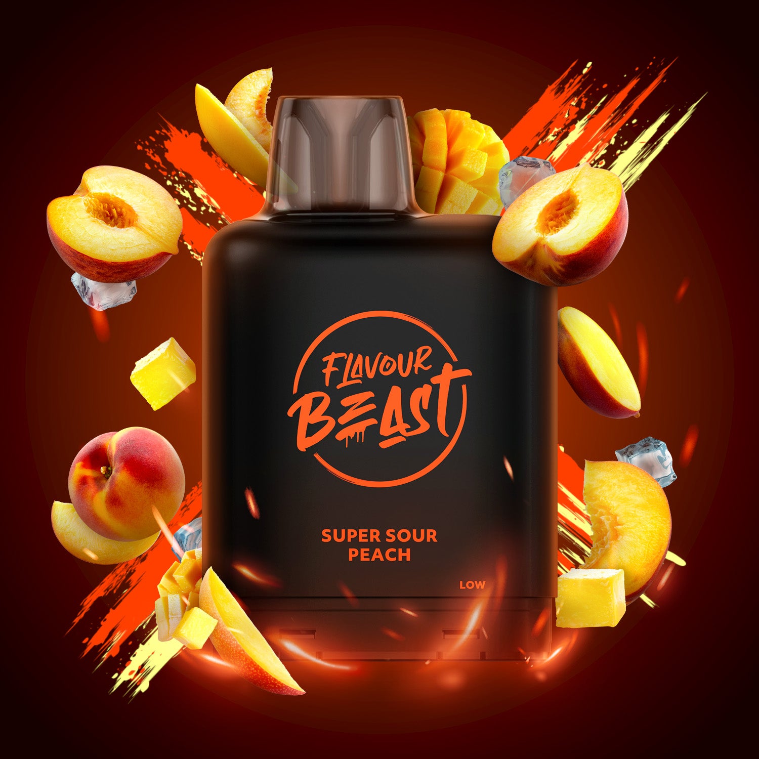 Flavour Beast level X boost 25K Blue Raspberry Cherry - long-lasting Level X Boost vape with intense flavour delivery, available in Hawkesbury, Ottawa, and across Ontario.