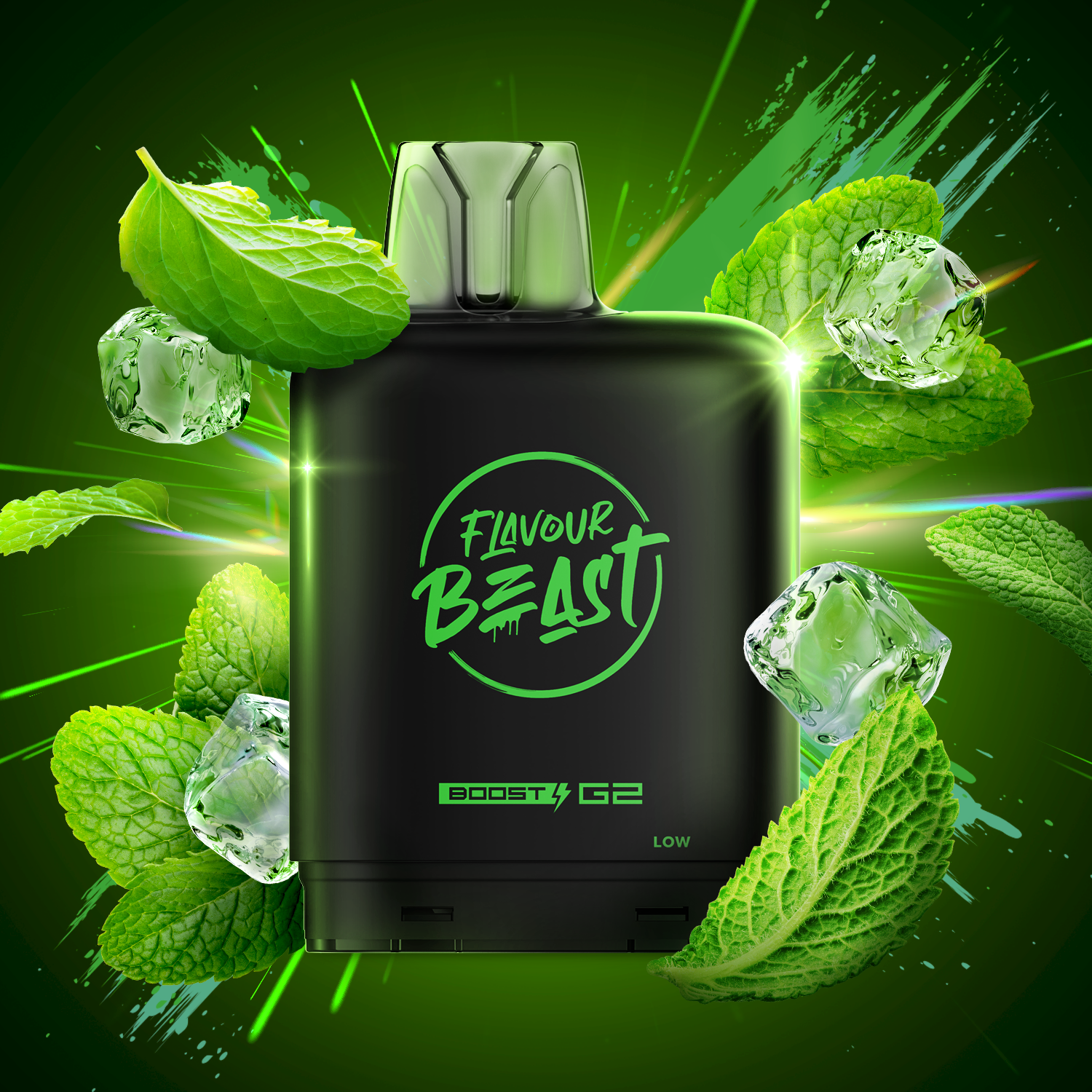 Flavour Beast level X boost 25K Bomb Blue Razz - long-lasting Level X Boost vape with intense flavour delivery, available in Hawkesbury, Ottawa, and across Ontario.