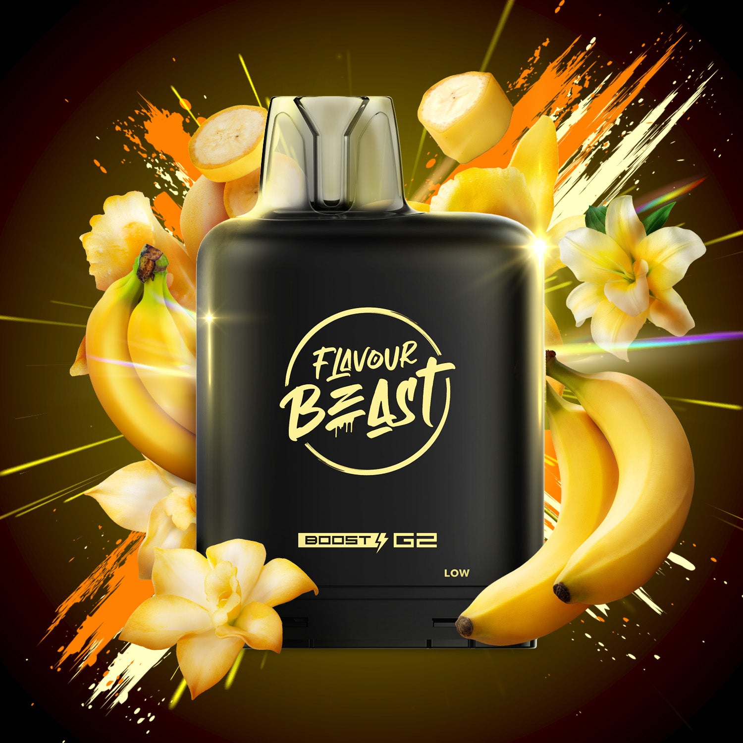 Flavour Beast level X boost 25K Wicked White Peach - long-lasting Level X Boost vape with intense flavour delivery, available in Hawkesbury, Ottawa, and across Ontario.