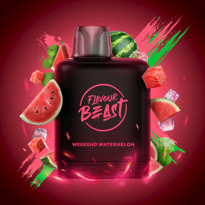 Flavour Beast level X boost 25K Groovy Grape Passionfruit Iced - long-lasting Level X Boost vape with intense flavour delivery, available in Hawkesbury, Ottawa, and across Ontario.