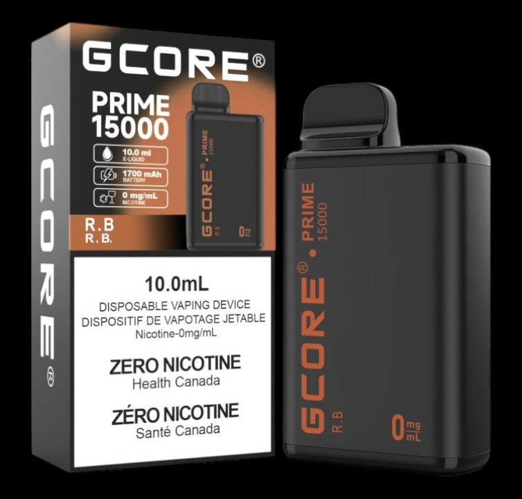 R.B GCORE PRIME 15000 Disposable – Zero Nic