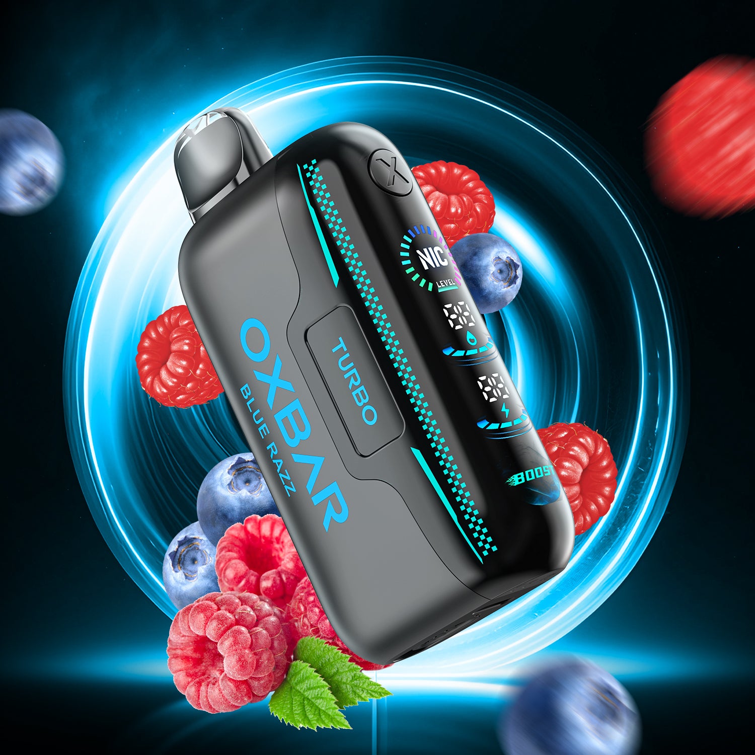 Rocky Vapor OXBAR G42K, Super Sour Pineapple flavour, 42,000 puffs capacity, rechargeable battery with customizable airflow, premium disposable vape designed for Ontario and Quebec vape enthusiasts.