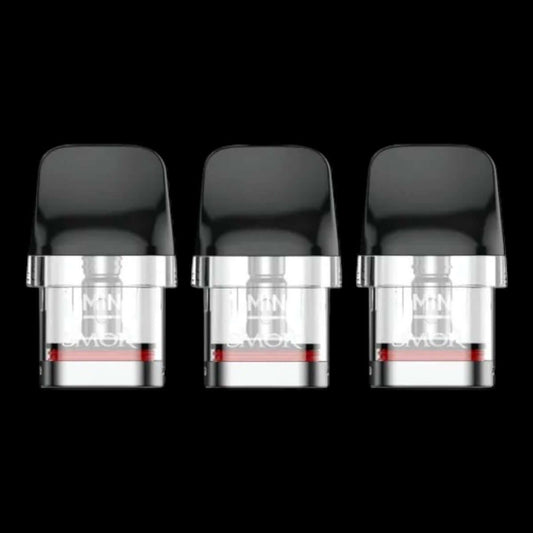 SMOK Novo Pod M Replacement Pods 2mL 3/PCK, M 0.6 ohm variant, smooth customizable vaping pod with child-resistant safety features, 2mL capacity, optimized for Ontario and Quebec vapers.