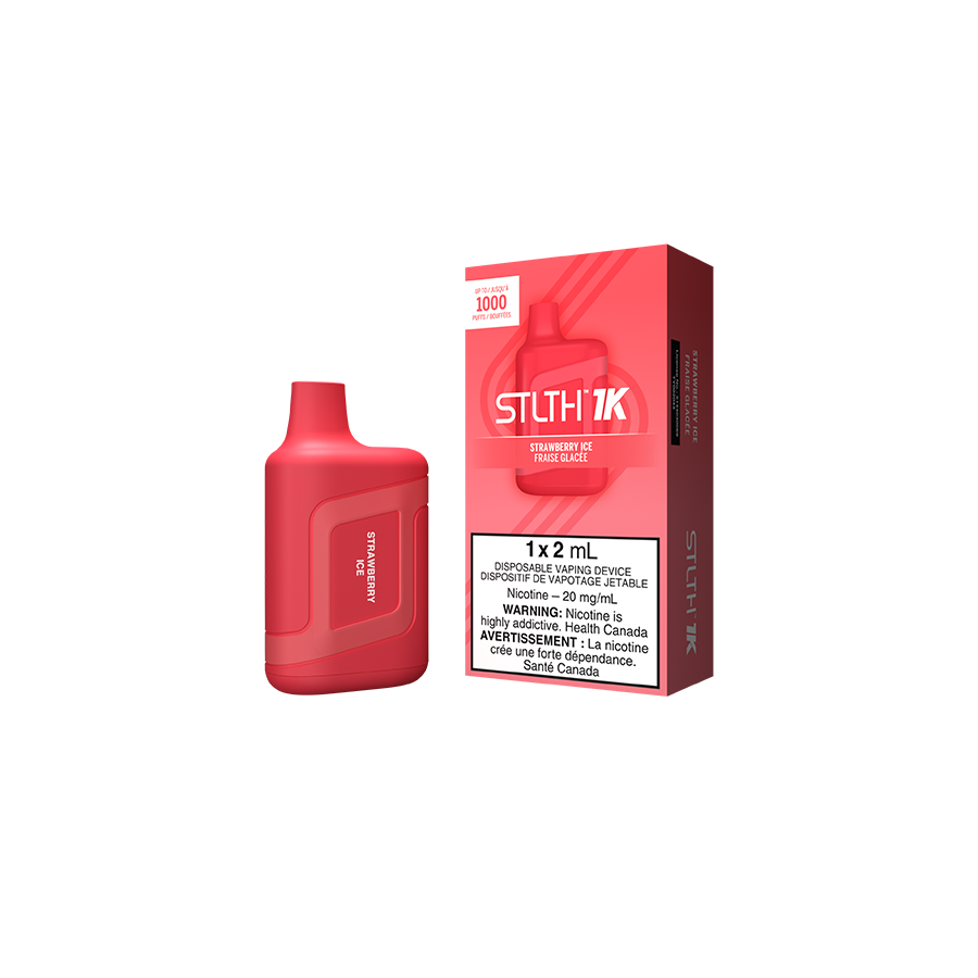 STLTH 1K Disposable Vape — Strawberry Ice