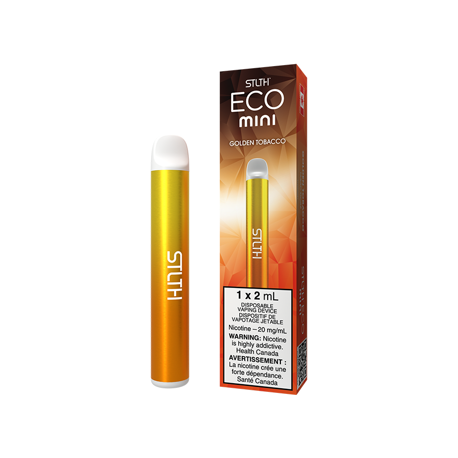 STLTH Eco Mini Disposable Vape — Golden Tobacco