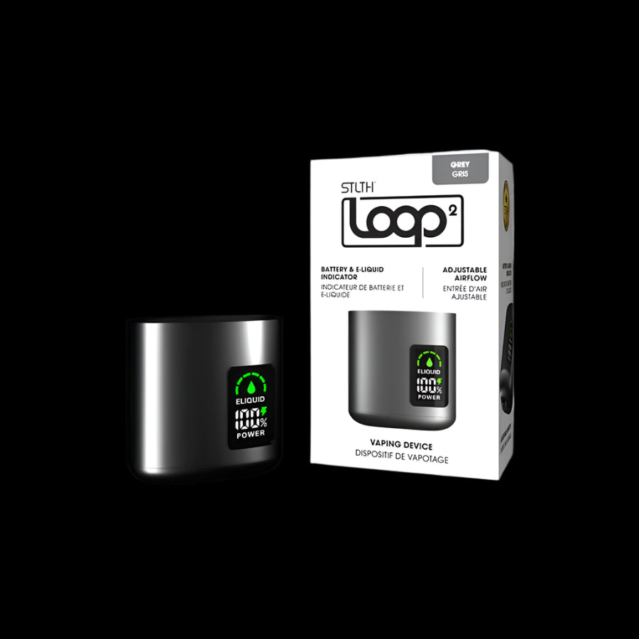 STLTH loop 2 device Grey vape device in Ontario - Supa Vapes Hawkesbury & Ottawa