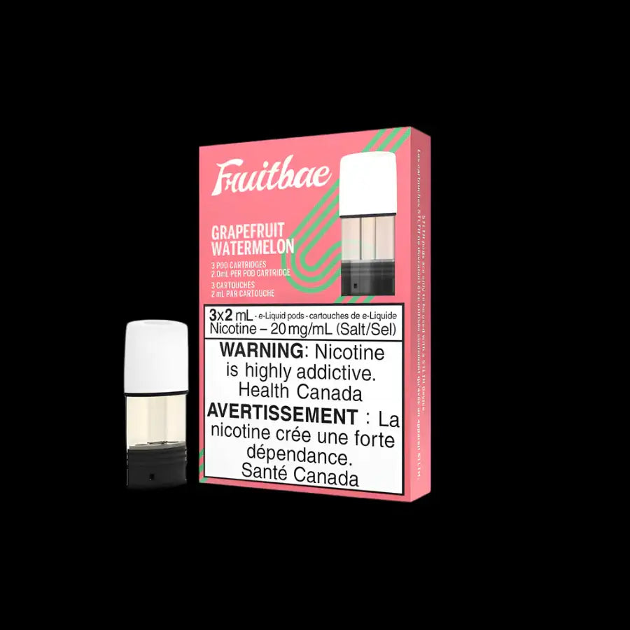 STLTH premium pods FRUITBAE GRAPEFRUIT WATERMELON - premium vape pod flavor available in Hawkesbury, Ottawa, and across Ontario.