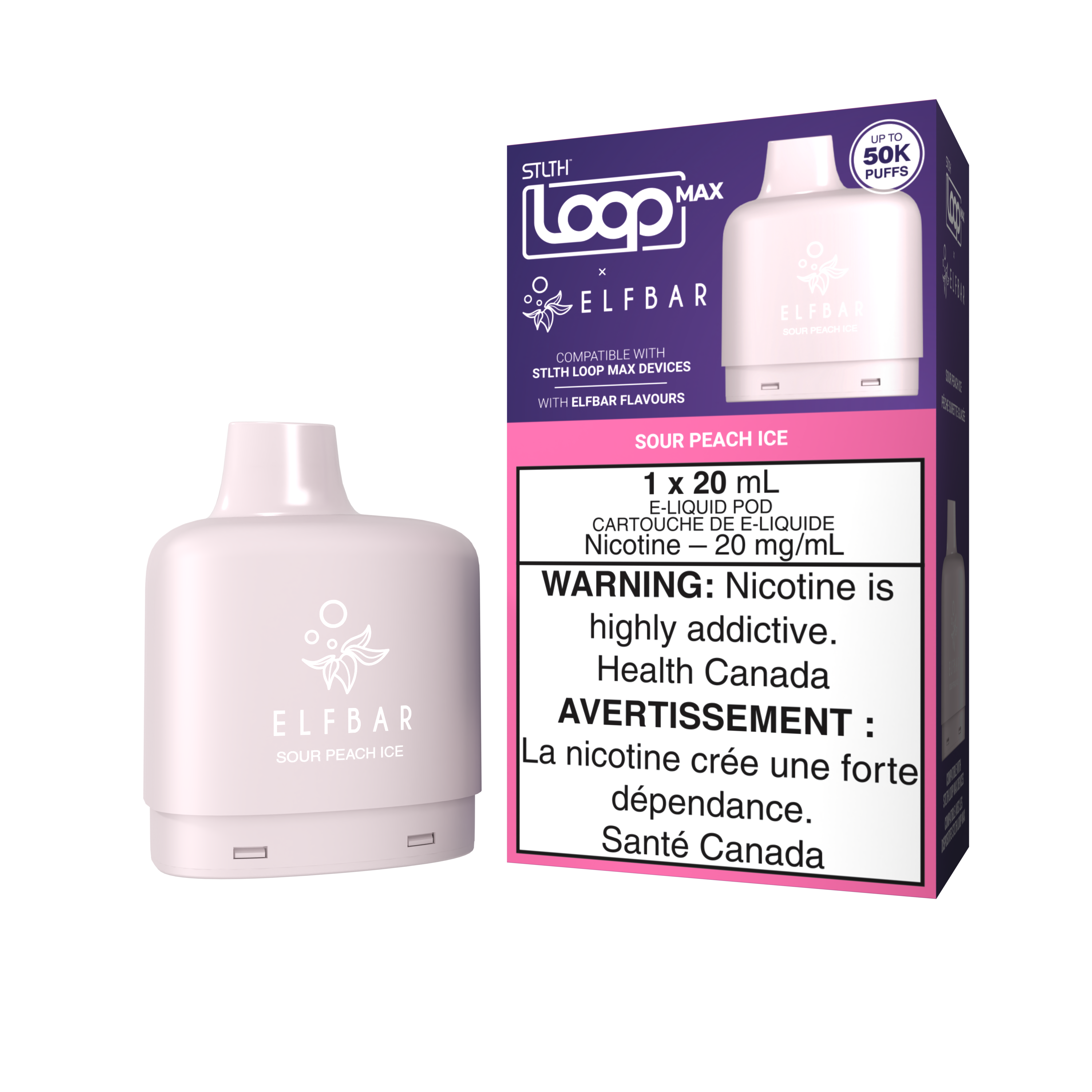 STLTH_LOOP_MAX_ELF_BAR_SOUR_PEACH_ICE_SUPA_VAPES_BEST_VAPE_SHOP_IN_CANADA