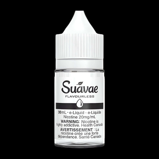 SUAVAE Flavourless 12mg nicotine e-liquid, pure and clean vaping experience, ideal for Ontario and Quebec vapers