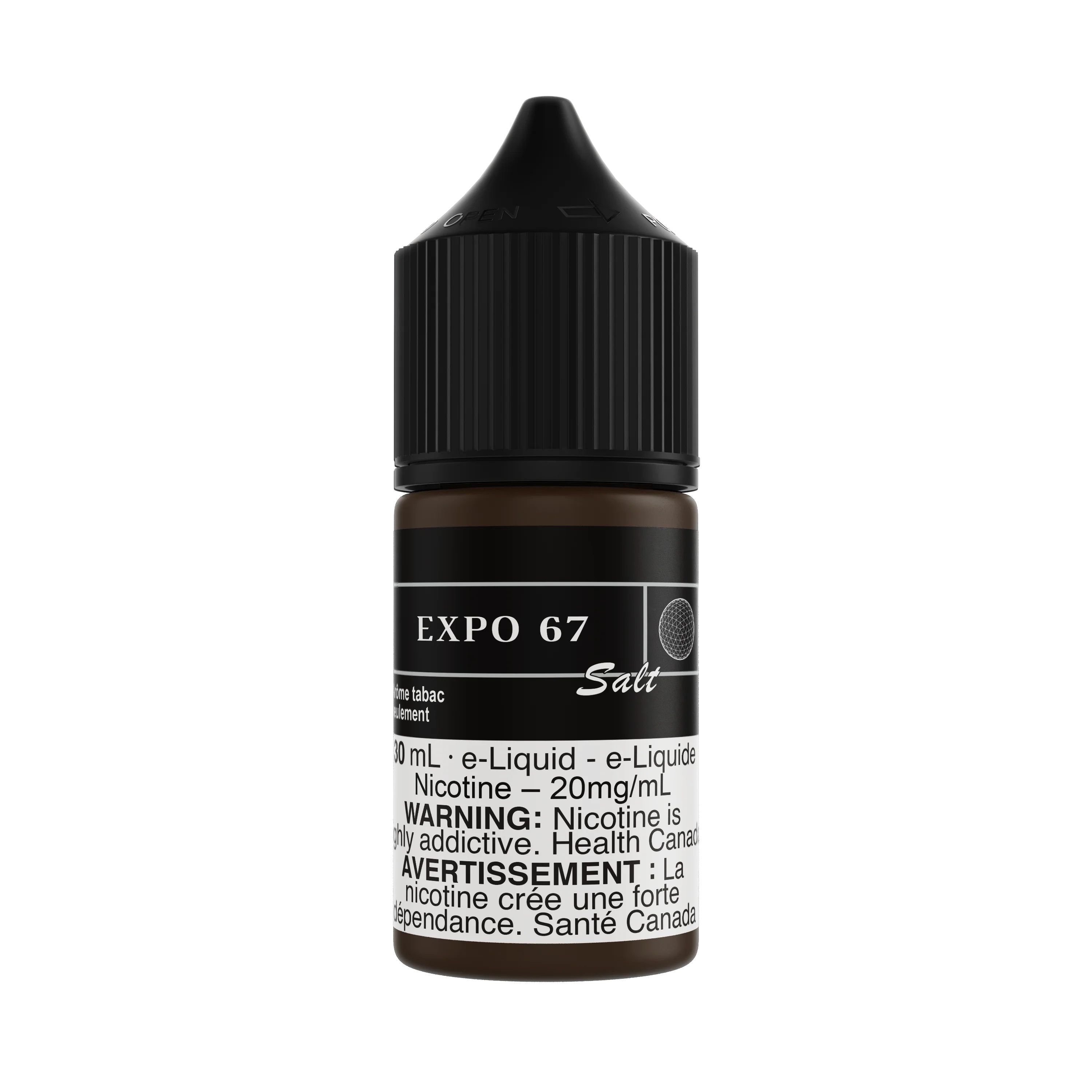 MTL Original - Salt Nic, Hochelaga flavour with 15mg nicotine strength, rich and robust Canadian tobacco designed for smooth mouth-to-lung vaping, ideal for Ontario and Quebec vapers.
