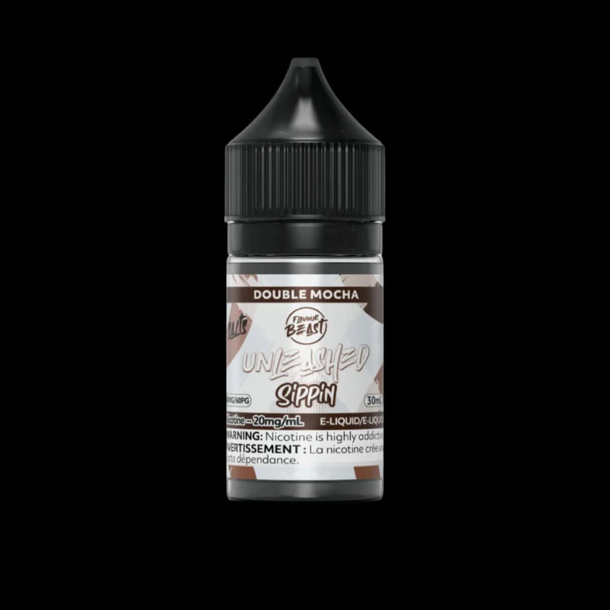 Flavour Beast Unleashed e-liquid - sippin (salt) Double Mocha - next-level salt nic flavors available in Hawkesbury, Ottawa, and across Ontario.