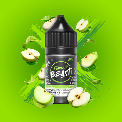 Salt Nicotine Flavour: Gusto Green Apple MG: 20mg Flavour Beast e-liquid salt (30ML) | Supa Vapes - Hawkesbury, Ottawa & Ontario Vape Shop