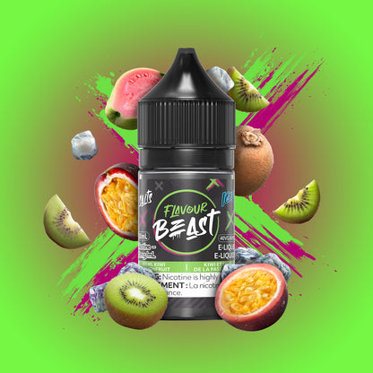 Salt Nicotine Flavour: Kewl Kiwi Passionfruit MG: 20mg Flavour Beast e-liquid salt (30ML) | Supa Vapes - Hawkesbury, Ottawa & Ontario Vape Shop