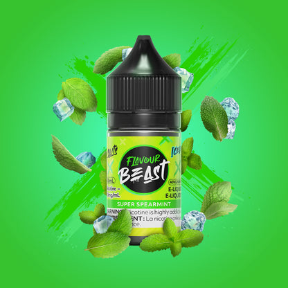 Salt Nicotine Flavour: Super Spearmint MG: 20mg Flavour Beast e-liquid salt (30ML) | Supa Vapes - Hawkesbury, Ottawa & Ontario Vape Shop
