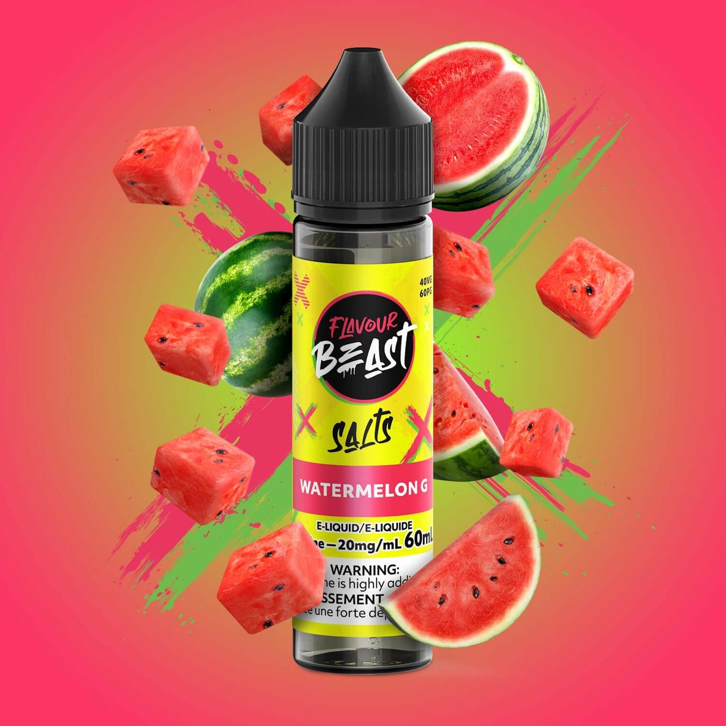Flavour Beast salt nicotine e-liquid - Wicked White Peach - bold taste for pod systems available in Hawkesbury, Ottawa, and across Ontario.
