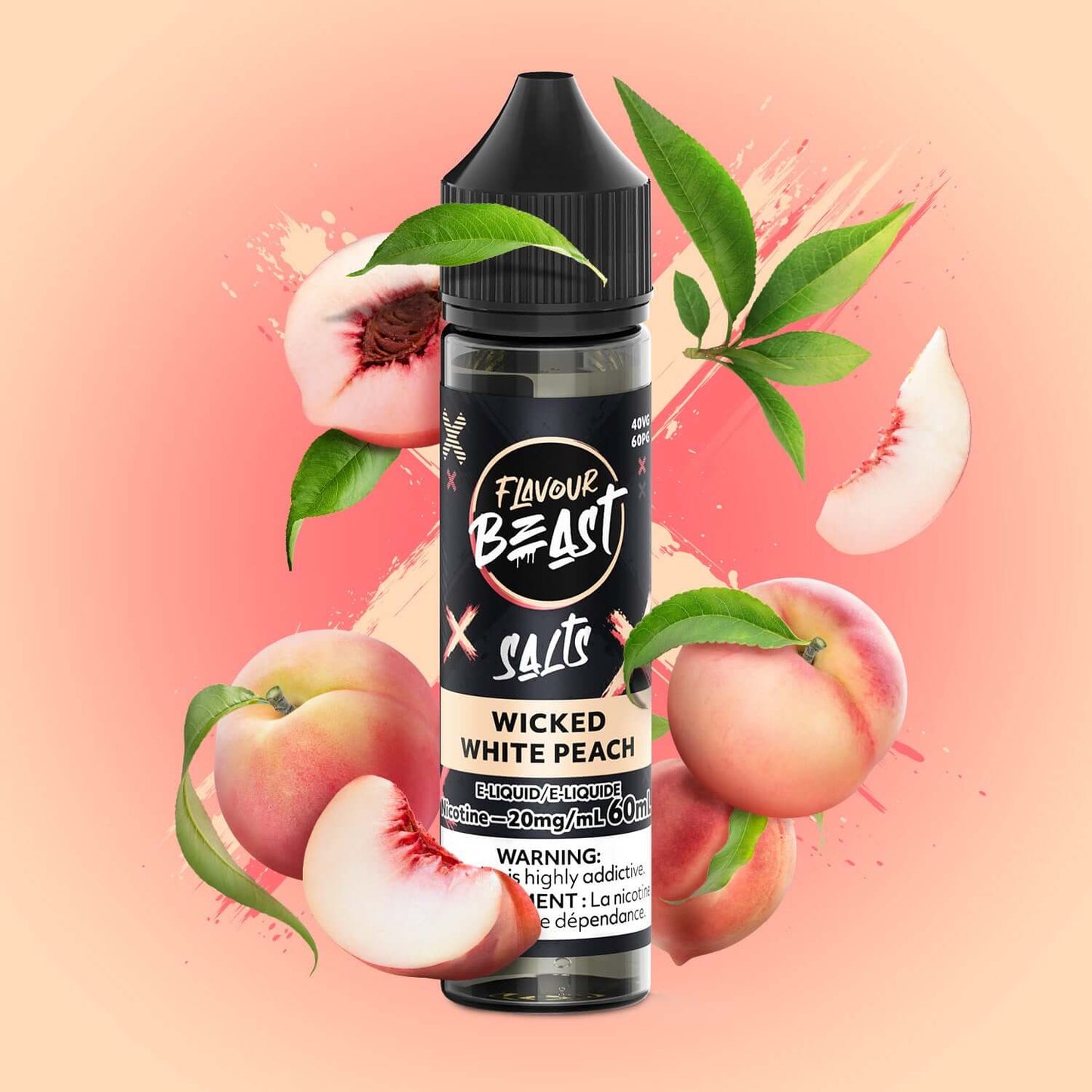 Flavour Beast salt nicotine e-liquid - Gusto Green Apple - bold taste for pod systems available in Hawkesbury, Ottawa, and across Ontario.