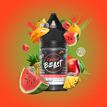 Salt Nicotine Flavour: Woke Watermelon Tropica MG: 20mg Flavour Beast e-liquid salt (30ML) | Supa Vapes - Hawkesbury, Ottawa & Ontario Vape Shop