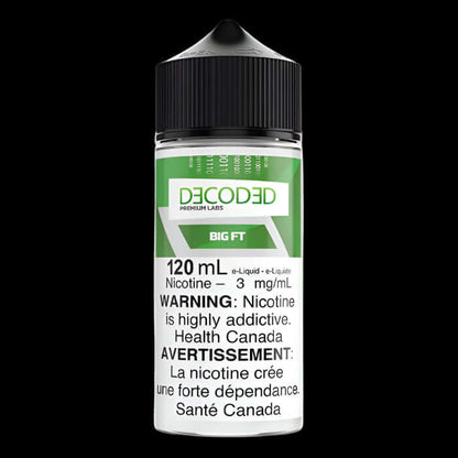DECODED Salt (30ML) Atlantis 1.2% - smooth and satisfying ejuice available in Hawkesbury, Ottawa, and across Ontario.