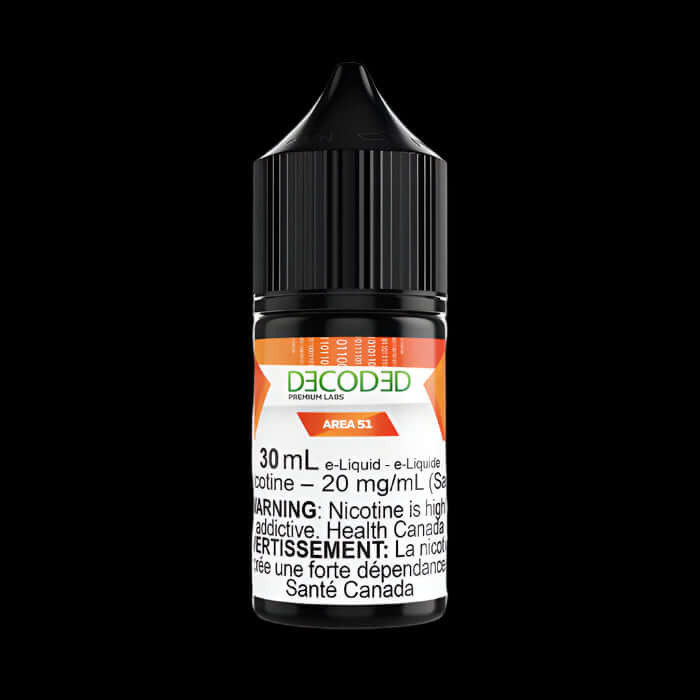 DECODED Salt (30ML) Davinci Code 2% - smooth and satisfying ejuice available in Hawkesbury, Ottawa, and across Ontario.