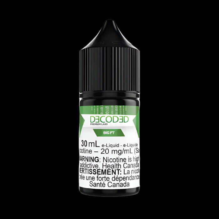 DECODED Salt (30ML) LCH NS 2% - smooth and satisfying ejuice available in Hawkesbury, Ottawa, and across Ontario.