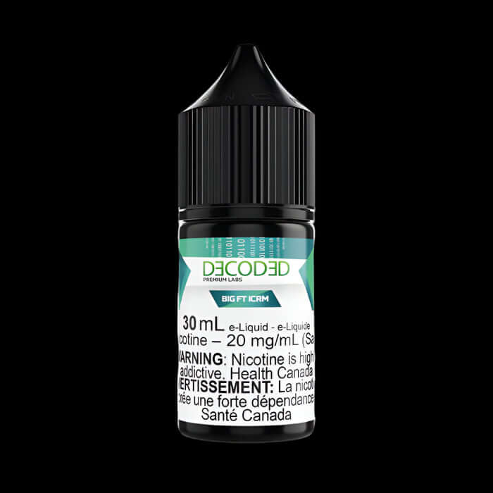 DECODED Salt (30ML) Rongo 1.2% - smooth and satisfying ejuice available in Hawkesbury, Ottawa, and across Ontario.