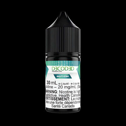DECODED Salt (30ML) Rongo 1.2% - smooth and satisfying ejuice available in Hawkesbury, Ottawa, and across Ontario.