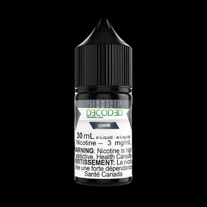 DECODED Salt (30ML) Big Foot iCrm 2% - smooth and satisfying ejuice available in Hawkesbury, Ottawa, and across Ontario.