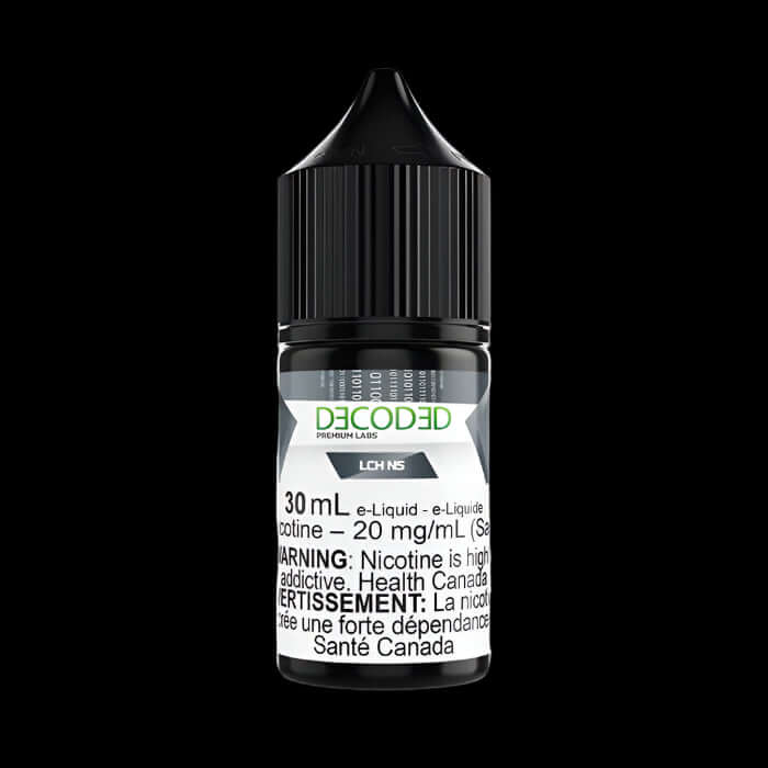 DECODED Salt (30ML) - smooth and satisfying ejuice available in Hawkesbury, Ottawa, and across Ontario.