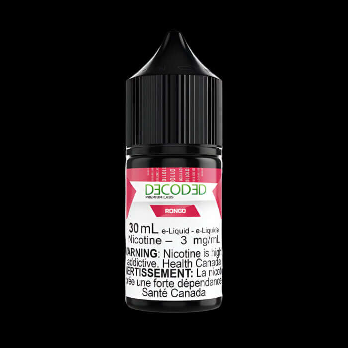 DECODED Salt (30ML) Davinci Code 1.2% - smooth and satisfying ejuice available in Hawkesbury, Ottawa, and across Ontario.
