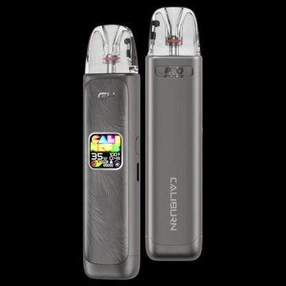 Color: Gunmetal Grey Hardware & Accessories Get the Uwell Caliburn G4 Pod Kit in Ottawa or Hawkesbury. 2mL CRC, 1300mAh battery, 35W power & smooth flavour. Shop now at SUPA VAPES.