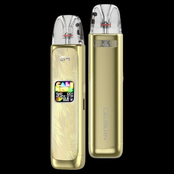 Color: Sahara Gold Hardware & Accessories Get the Uwell Caliburn G4 Pod Kit in Ottawa or Hawkesbury. 2mL CRC, 1300mAh battery, 35W power & smooth flavour. Shop now at SUPA VAPES.