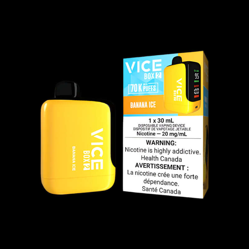 VICE box 2 FROSTY GREEN APPLE - cool and intense disposable vape from VICE Box series, available in Hawkesbury, Ottawa, and across Ontario.