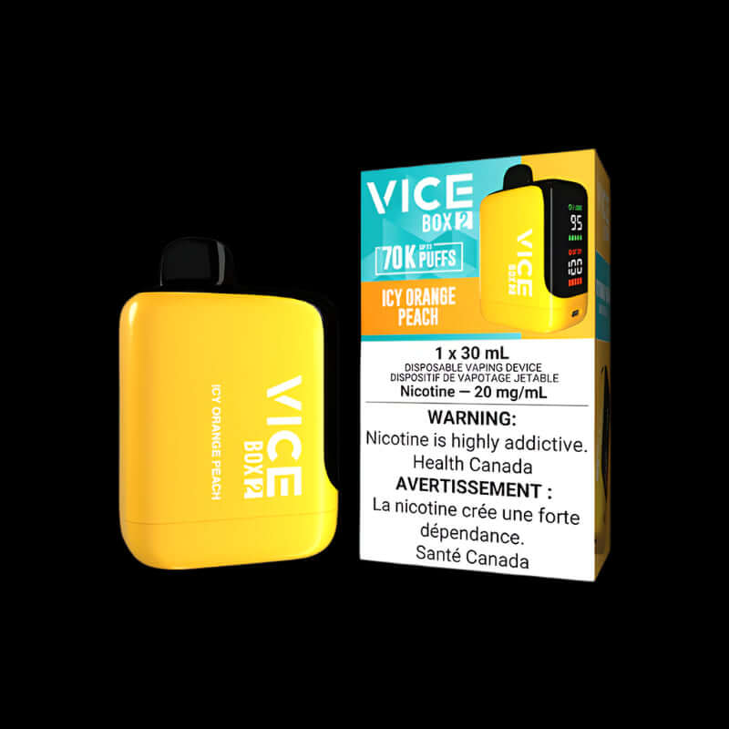 VICE box 2 STRAWBERRY WATERMELON ICE - cool and intense disposable vape from VICE Box series, available in Hawkesbury, Ottawa, and across Ontario.